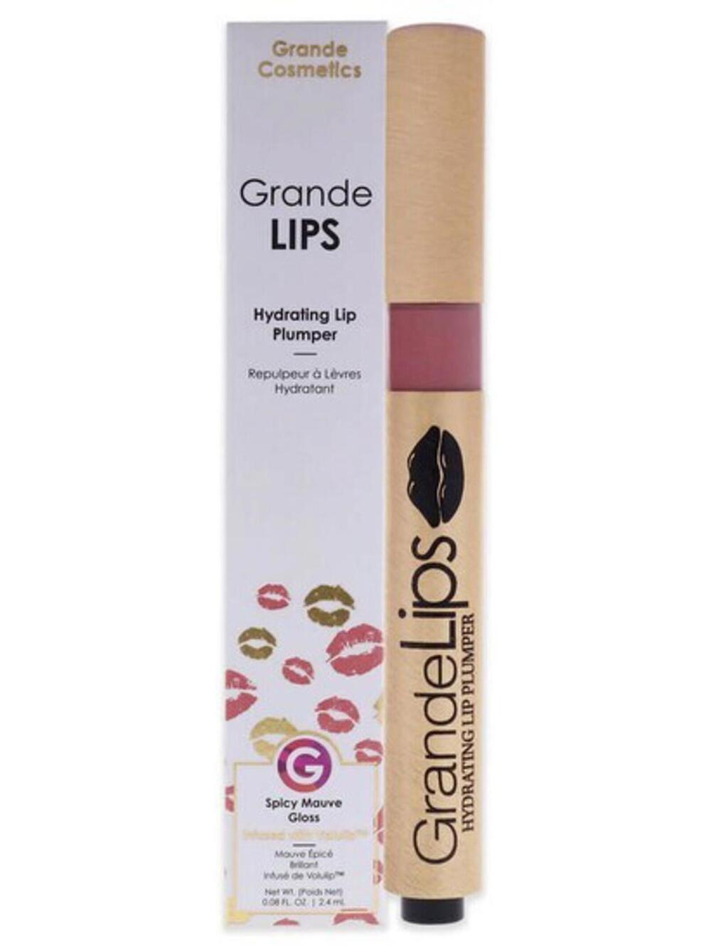 gently tested- Grande Cosmetics GrandeLIPS Hydrating Lip Plumper  Spicy Mauve